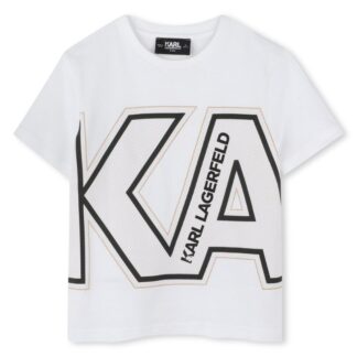 Μπλούζα Παιδικό Karl Lagerfeld Z30432_10P WHITE Λευκό JNR