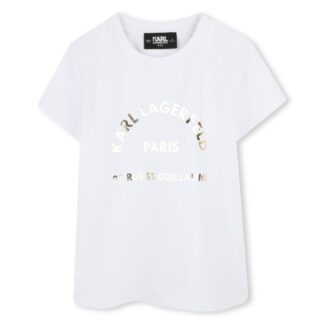 Μπλούζα Παιδικό Karl Lagerfeld Z30447_10P WHITE Λευκό MINI