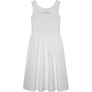 Φόρεμα Calvin Klein IG0IG02908_YAF Λευκό JNR