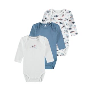 Βρεφικά Ζιπουνάκια Σετ 3τμχ Name It 13192801_3636555 ΜΠΛΕ