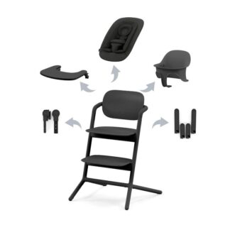 Κάθισμα Φαγητού Lemo Chair 4in1 Stunning Black Cybex
