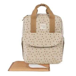 Τσάντα Αλλαξιέρα Backpack Θηλασμού Poppy Cinnamon Hearts Walking Mum