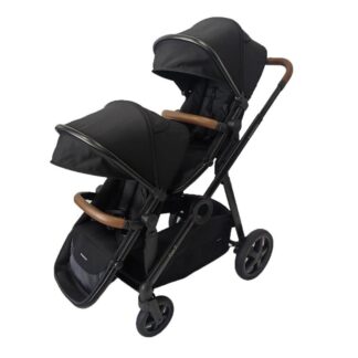 Καρότσι Διδύμων Με Καλαθούνες & Αντάπτορες Go2 Μαύρο Kikka Boo