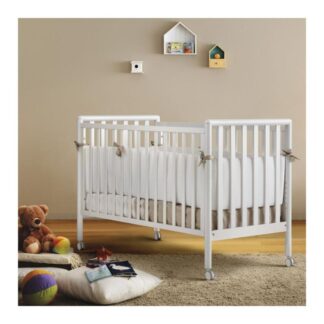 Βρεφικό Κρεβάτι Συγκοίμησης Flippy Bianco Για Στρώμα 126x64 Pali