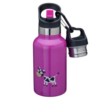 Ανοξείδωτο Μπουκάλι Θερμός 350ml TEMPflask Αγελάδα Μωβ Carl Oscar