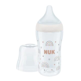 Μπιμπερό Πλαστικό Perfect Match Με Μαλακή Θηλή Σιλικόνης 3m+ 260ml Rainbow Nuk