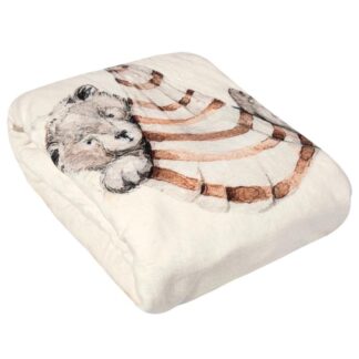 Κουβέρτα Κούνιας Fleece 110x150 Essential 8850 Cream/Taupe/Teracotta Greenwich Polo Club