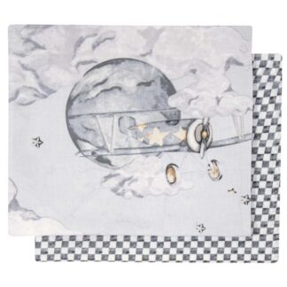 Σεντόνια Λίκνου 2τμχ Essential 8852 Γκρι Greenwich Polo Club