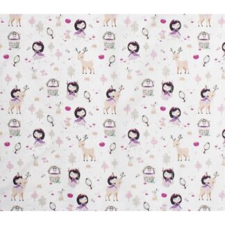 Πάνα Χασε Lily & Deer 179 80x80 White-Pink Dimcol