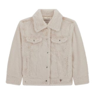 Μπουφάν Παιδικό Girl Guess J5YL18K8BV0_G012 Εκρού JNR