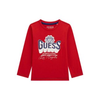 Μπλούζα Παιδικό Boy Μακρυμάνικο Guess N5YI13K8HM0_G5D7 Κόκκινο MINI