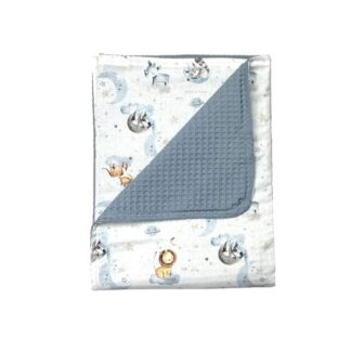 Κουβέρτα Αγκαλιάς Πικέ Με Επένδυση Rhino Large Baby Star