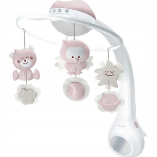 Μουσικό Mobile - Προβολέας 3-in-1 Projector Light Pink Infantino