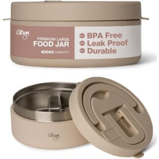 Φαγητοδοχείο - Θερμός Food Jar 400ml Beige Citron