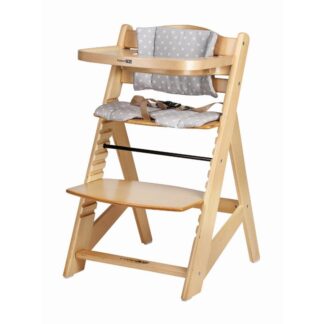 Κάθισμα Φαγητού Ξύλινο Με Μαξιλάρι & Δίσκο Toby Plus FreeON