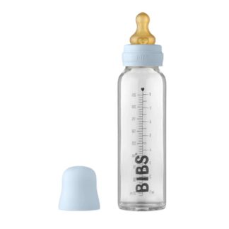 Μπιμπερό Γυάλινο 225ml  Baby Blue Bibs
