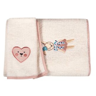 Σετ Πετσέτες 2τμχ Baby Essential 8859 Pink Greenwich Polo Club