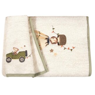 Σετ Πετσέτες 2τμχ Baby Essential 8860 Olive Green Greenwich Polo Club
