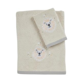 Σετ Πετσέτες 2τμχ Κεντητές Fun 4979 Taupe Das