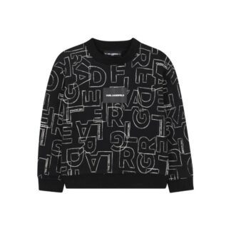 Μπλούζα Karl Lagerfeld Z30642_09B Μαύρο JUNIOR