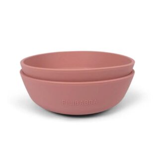Μπωλ Σιλικόνης Σετ 2τμχ Rose Filibabba