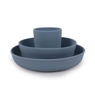 Σετ Φαγητού Σιλικόνης Powder Blue Filibabba