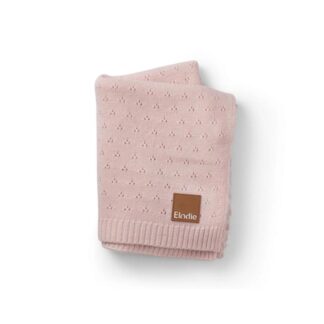 Κουβέρτα Pointelle Ακρυλική Misty Pink 75x100 Elodie