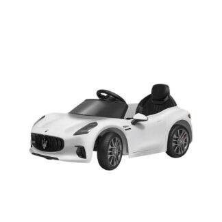 Ηλεκτροκίνητο Παιδικό Aυτοκίνητο BT Li-Ion Maserati Granturismo White 12V Globo