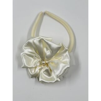 Χειροποίητη Στέκα Μαλλιών Εκρού 2000-F0005 Bonjour Bebe