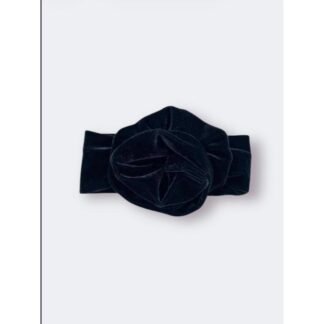 Χειροποίητες Κορδέλες Μαύρο Βελούδο Echr0024 Bonjour Bebe