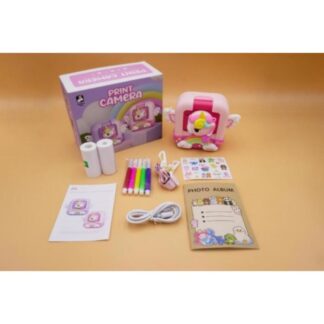 Κάμερα Με Εκτυπωτή Ροζ Μονόκερος M9-U Athyrma Toys