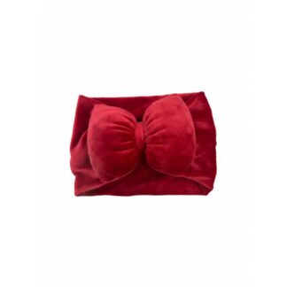 Τουρμπάνι Χειροποίητο Ανοιχτό Κόκκινο ΒελούδοTOPENCHR0028 Bonjour Bebe