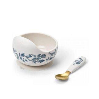 Σετ Φαγητού 2τμχ Με Αντιολισθητική Βάση Garden Leo Toile Elodie