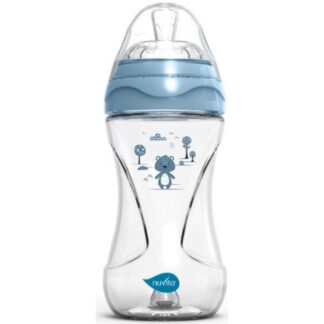 Μπιμπερό Πλαστικό 250ml Anticolic Materno Feel 2m+ Powder Blue 6031 Nuvita