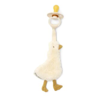 Υφασμάτινο Ντουντου Χήνα Με Κλιπ Πιπίλας Little Dutch