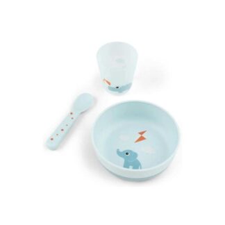 Σετ Φαγητού 3τμχ First Meal Playground Blue Done By Deer