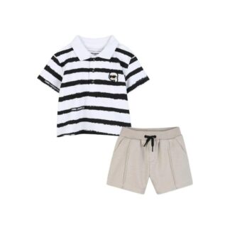 Σετ Ρούχα Karl Lagerfeld Z31068_10P Λευκό MINI