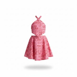 Φόρεμα Two In A Castle T7072-08 Ροζ