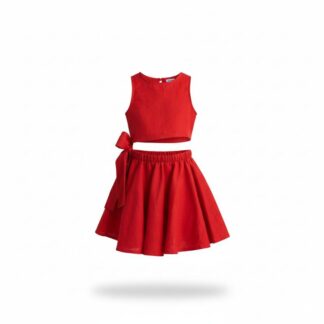 Φόρεμα Two In A Castle T7016-06 Κόκκινο