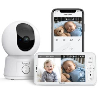 Ενδοεπικοινωνία Μωρού 2 Σε 1 WiFi 1080p Baby Monitor Kit Με LCD Οθόνη Ainanny B2 Arenti