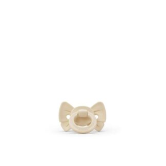 Πιπίλα Σιλικόνης Binky Bow Oat White 3m+ Elodie