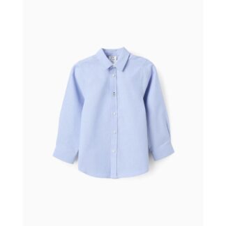 Πουκάμισο Oxford Μακρύ Μανίκι 31071767022 - 200 Γαλάζιο Zippy