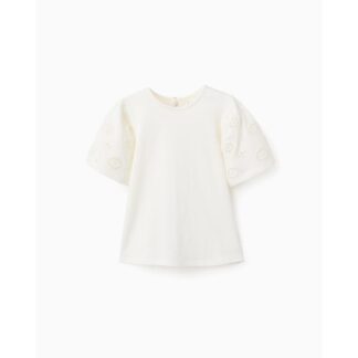 Μπλούζα Κοντό Μανίκι Κορίτσι 31077768021 - 190 Μπεζ Zippy