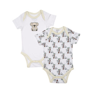 Βρεφικά Ζιπουνάκια Σετ 2τμχ Κοντομάνικα Perry Abo 31515