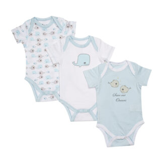 Βρεφικά Ζιπουνάκια Σετ 3τμχ Κοντομάνικα Willy Abo 31517