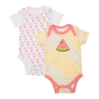 Βρεφικά Ζιπουνάκια Σετ 2τμχ Κοντομάνικα Esmeralda Abo 31527