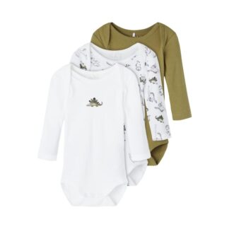 Βρεφικά Ζιπουνάκια Σετ 3τμχ Name It 3636550_13192798 ΧΑΚΙ