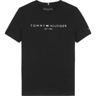 Μπλούζα T-shirt ΚΜ Tommy Hilfiger KS0KS00210-BDS Μαύρο JNR
