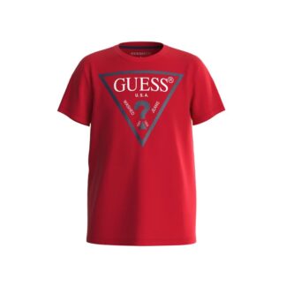 Μπλουζα Παιδικο Κοντομάνικο Boy Guess L73I55K8HM0-RHT Κόκκινο JNR