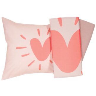 Σετ Σεντόνια Κούνιας 3τμχ Smile Digital 4854 Γκρι/Σομόν Das